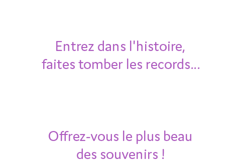 Compétition, Course, Gala, Reportage, Portrait, Biographie ... Entrez dans l'histoire, faites tomber les records... Mais surtout pensez à immortaliser ces instants magiques! Offrez-vous le plus beau des souvenirs !